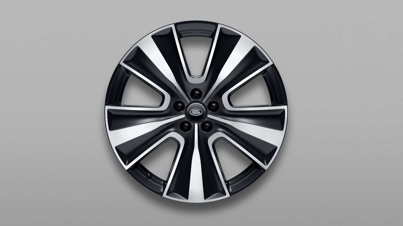 22-дюймовые легкосплавные колесные диски SV Bespoke Style 1072, с отделкой Diamond Turned с контрастом Black  image