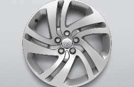 Leichtmetallfelge - 18" mit 5 Doppelspeichen, Gloss Sparkle Silver (Style 5074) image