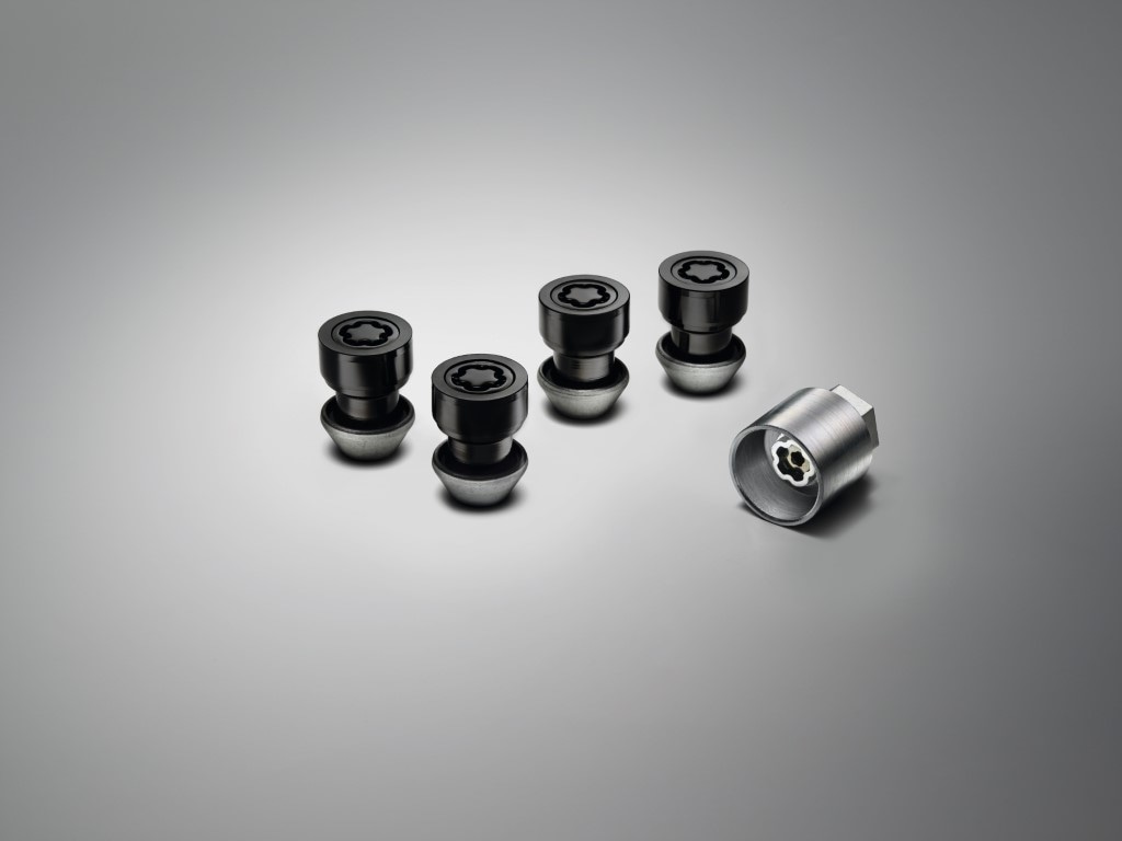 Locking Wheel Nuts - Gloss Black finish image