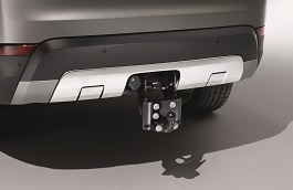Edelstahl-Unterfahrschutz - hinten, höhenverstellbare Anhängerkupplung, bis vor MY21
