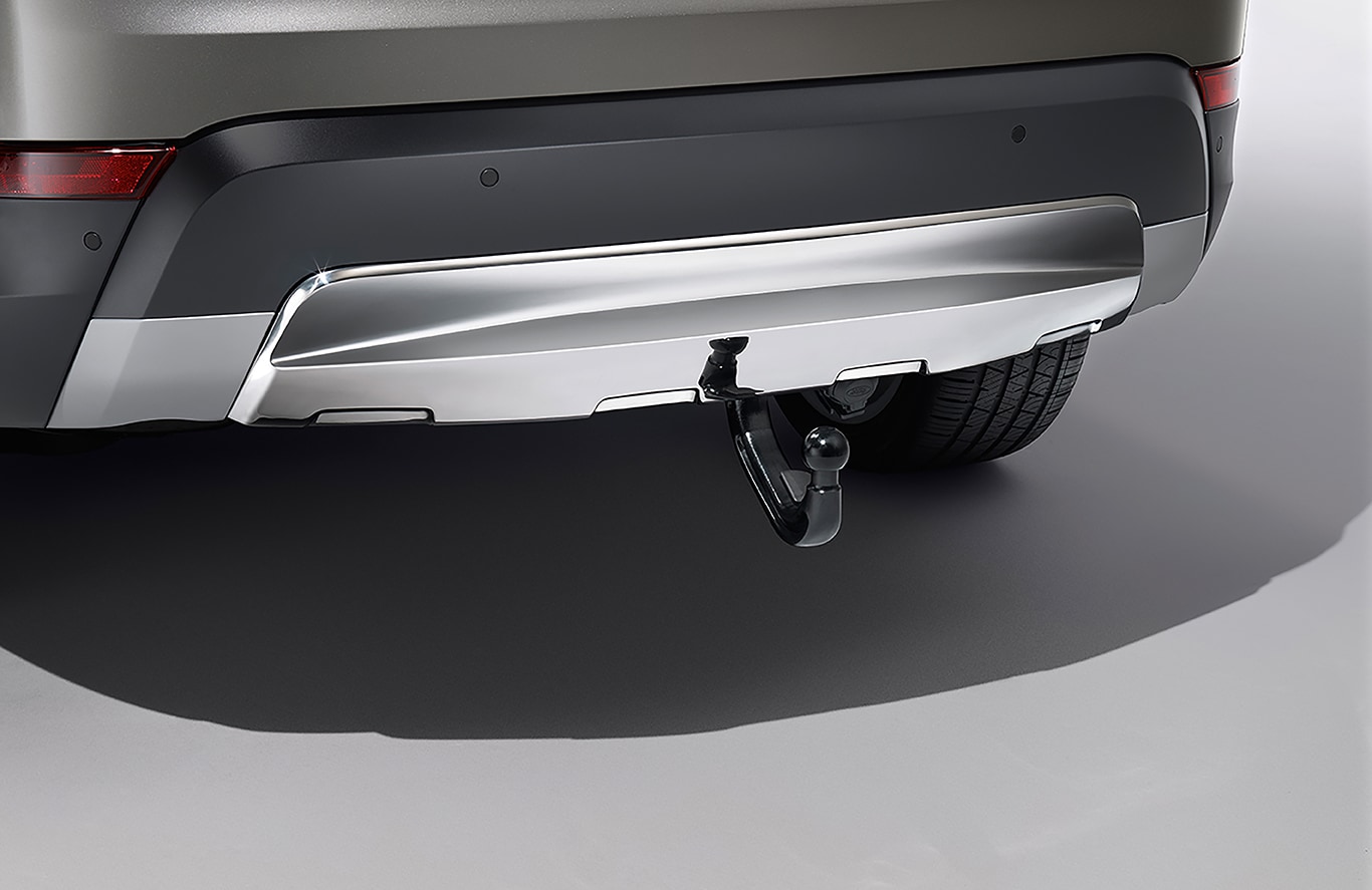 Элемент защиты нижней части кузова из нержавеющей стали, задний, для автомобилей со съемным или выдвижным буксировочным устройством, до 2021 м. г.