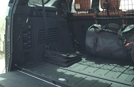 Rubber bagagevloermat - Ebony, zonder airconditioning achteraan
