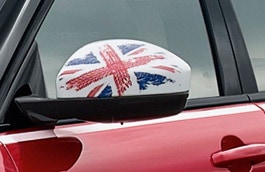 Nakładki lusterek, flaga Wielkiej Brytanii, kolorowe