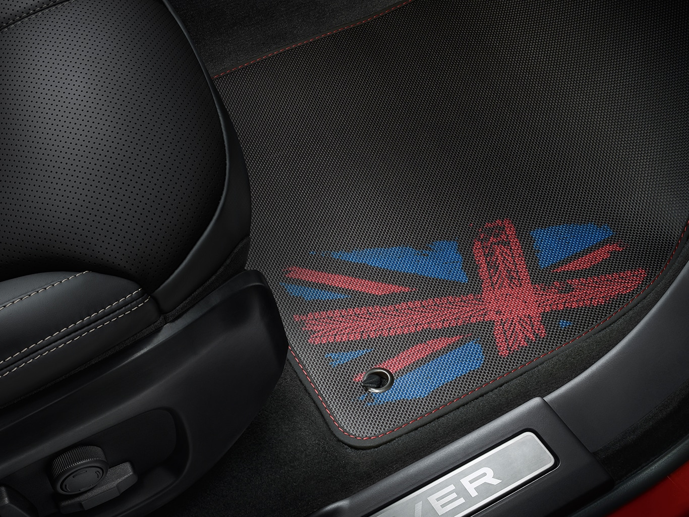 Rubber Mats - Union Jack Style - LHD, Convertible only