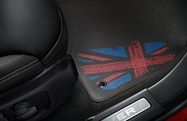 Rubber Mats - Union Jack Style - RHD, Convertible only