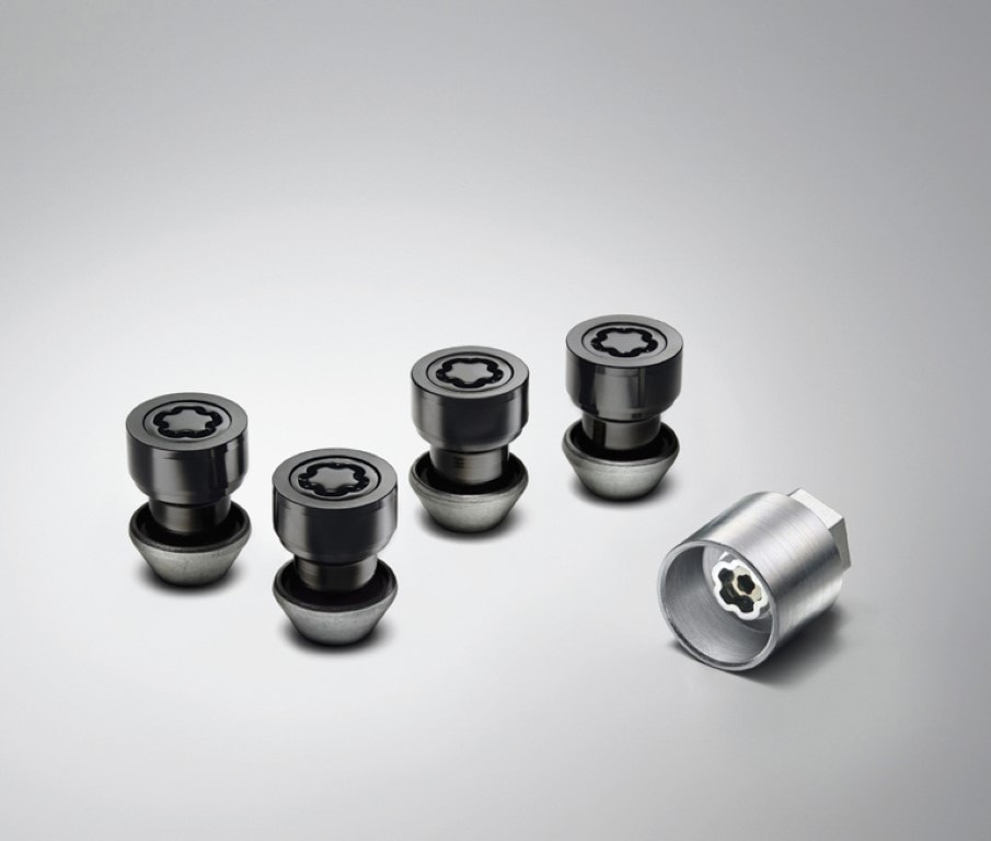 Black Locking Wheel Nut Set image