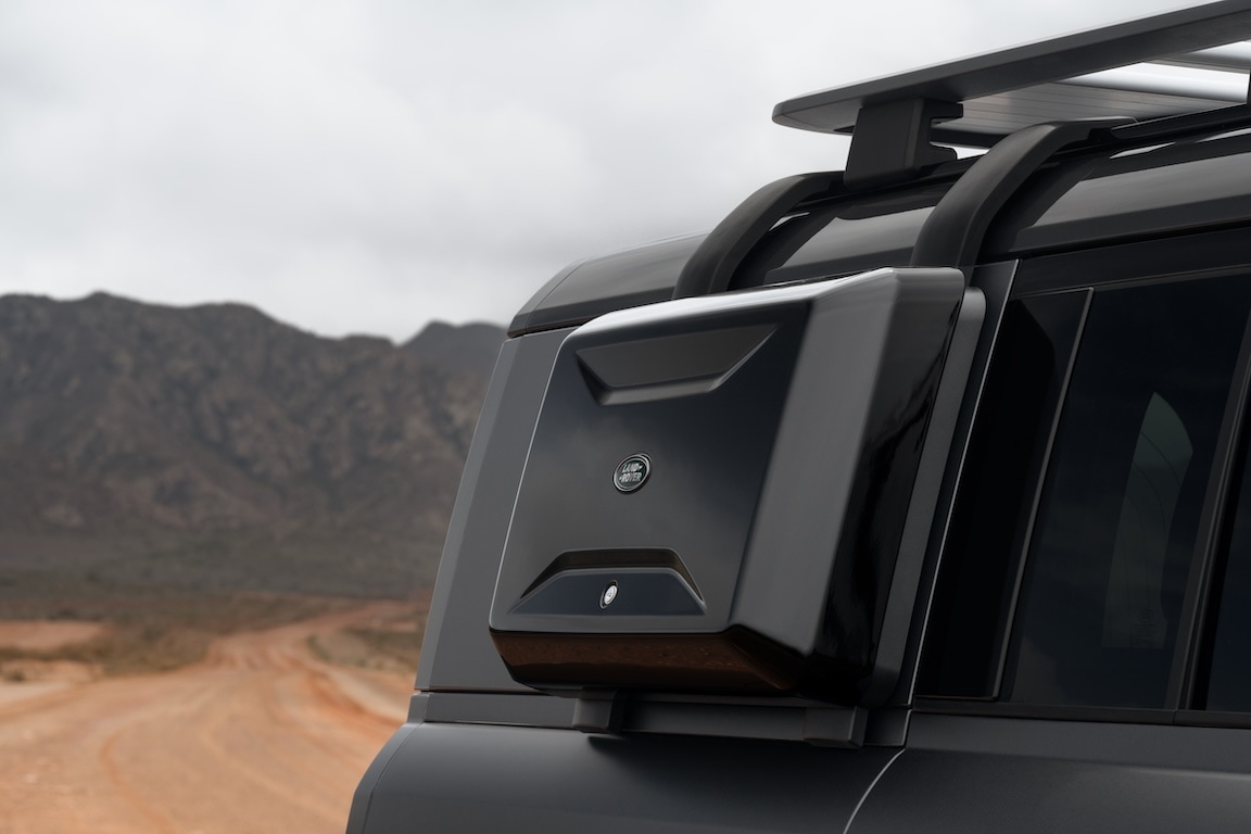 Gloss Black Exterior Side-Mounted Gear Carrier image
