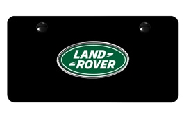 License Plate - Land Rover Logo, Matt Black finish