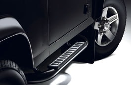 Боковые ступеньки – стиль SVX (черные, для 110 модели)