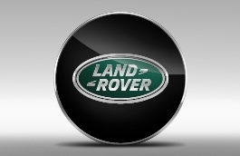 Cache-moyeux Land Rover – fini noir