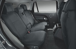 Waterproof Seat Covers - Ebony, Rear, Pre 18MY 