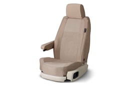 Waterproof Seat Covers - Almond, Rear, Pre 18MY 