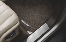 Luxury Carpet Mat Set - Espresso, RHD, LWB, with Ingot Branding, Pre 18MY