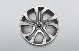21-дюймовые легкосплавные колесные диски Style 5077 с отделкой Diamond Turned, с контрастом Gloss Light Silver