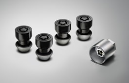 Locking Wheel Nuts - Black finish image