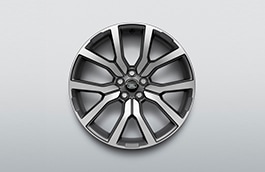 20-дюймовые легкосплавные колесные диски Style 5115 с отделкой Diamond Turned, с контрастом Satin Dark Grey 