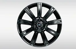 Alloy Wheel - 21" Style 9001, 9 Spoke, Forged, Satin Black   image