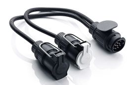 Contactdoos-adapter, 13-polig naar 12N/12S