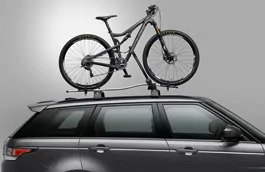 Suport pentru biciclete montat pe plafon - cu fixare pe roată image