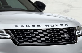 Inscription Range Rover en noir lustré