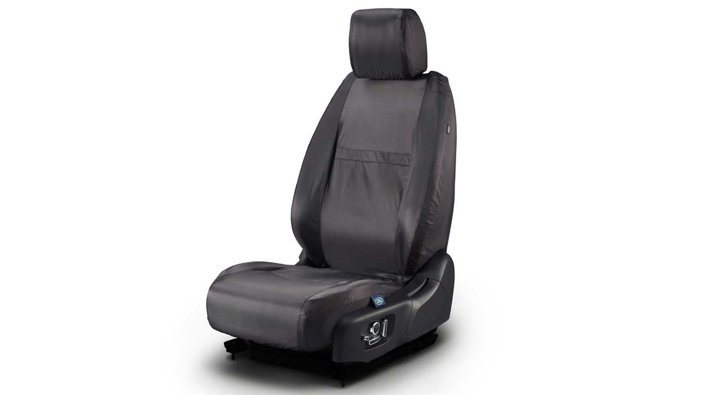 Protective Seat Covers -  Ebony, Front  