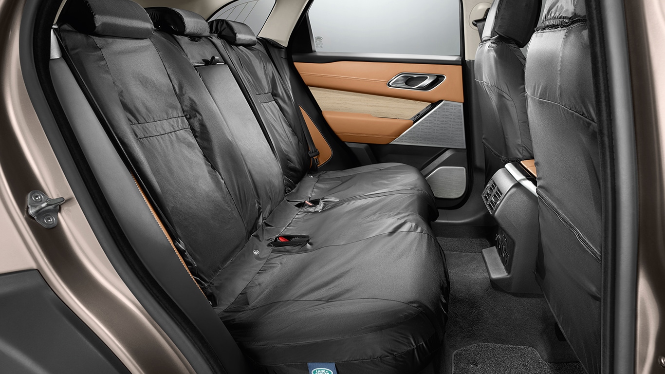 Protective Seat Covers -  Ebony, Rear, Pre 21MY