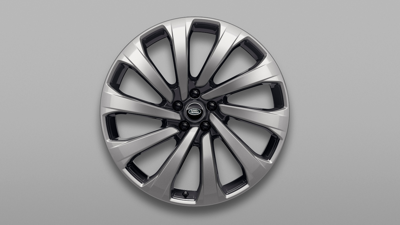 23인치 10 스포크 ‘스타일 1079’ 단조 SV 비스포크 알로이 휠 - Titan Silver 및 Dark Grey Gloss 피니시 image