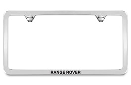 License Plate Frame - Slimline, Range Rover, Polished finish