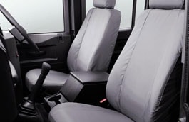 Housses de sièges imperméables - paire avant - noir