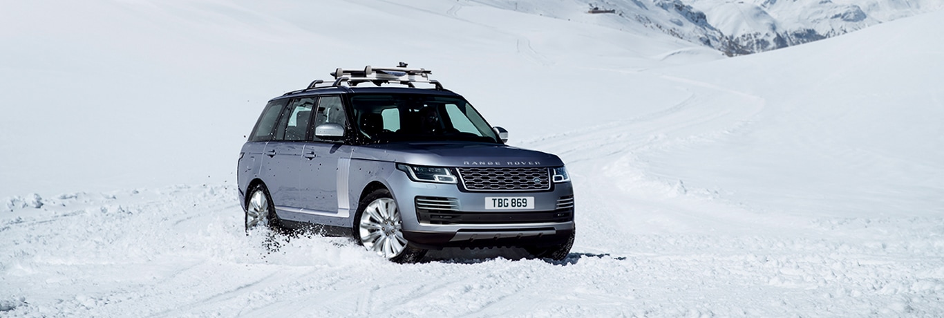 Range rover with online roof rack